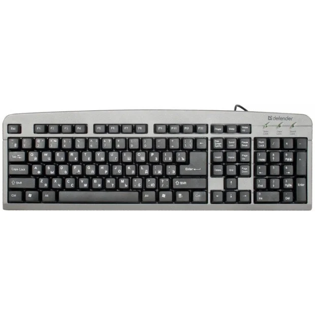 Клавиатура Defender Element HB-520 USB (серый)